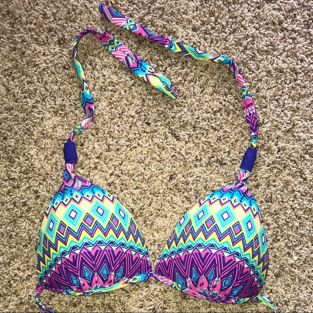 Aztec Multi Colored Bikini Top